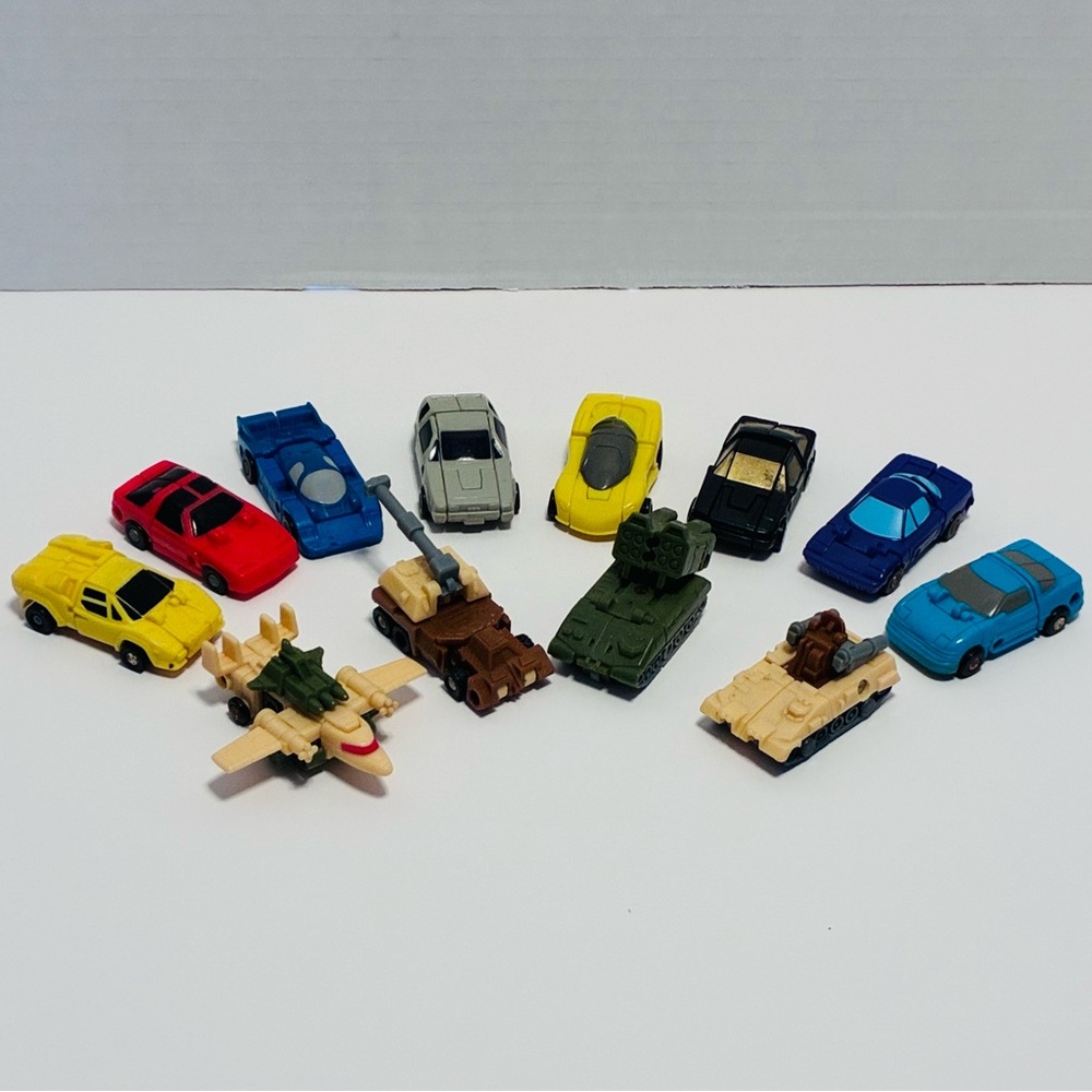 Transformers MicroMaster 1988 Sets - Race Car Patrol, Sports Car Patrol & Battle